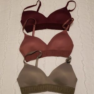 PINK Victoria's Secret Wireless Bras 32B